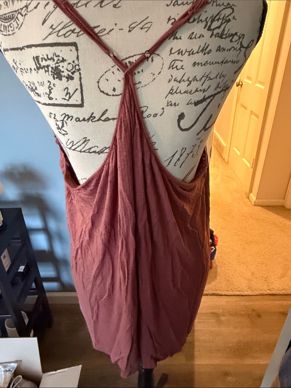 Lot of 3 Maurice’s Boho Lace-Trim XL Tank Top - Sage, Rose, Floral - Picture 4 of 5